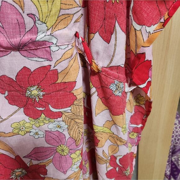 NWT Floral Retro Cover-Up, Large - Picture 3 of 9